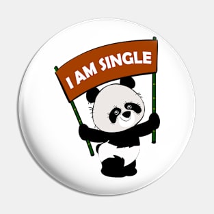 I AM SINGLE Pin