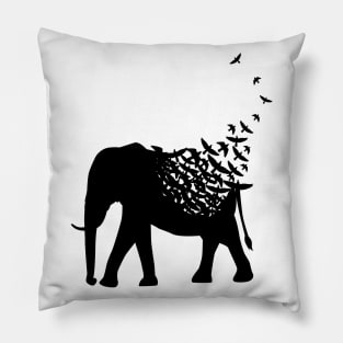 Elephant birds Pillow