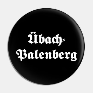 Übach-Palenberg written with gothic font Pin