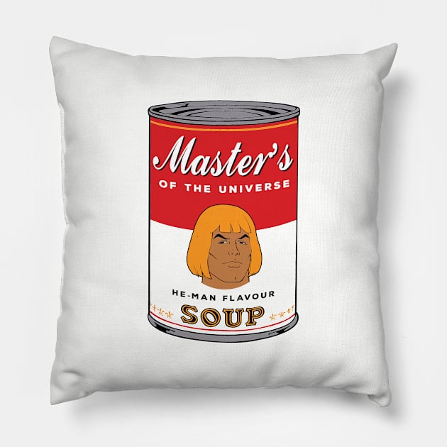 He Man Masters Of Universe Flavoured Soup Pillow by Rebus28