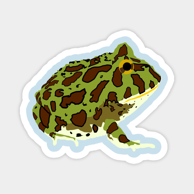 Ornate Pacman Frog Magnet by stargatedalek