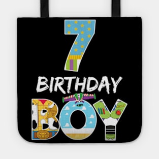 Toy Funny 7th Birthday Story B-day Gift For Boys Kids Tote