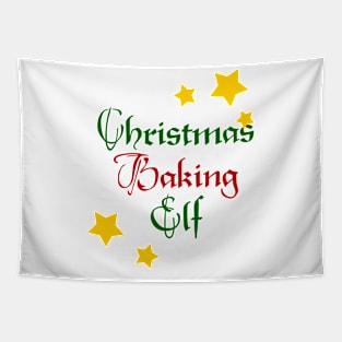 Xmas Baking Elf Tapestry