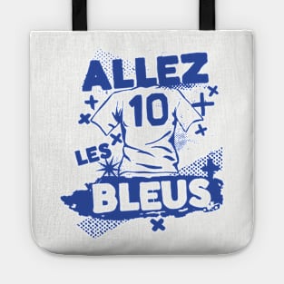 Vintage French Football // Retro Grunge France Soccer // Allez les Bleus Tote