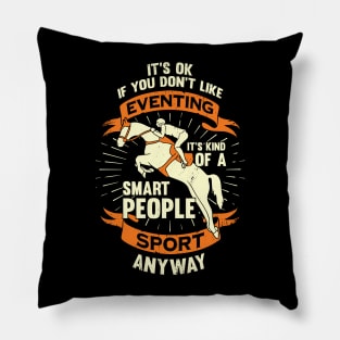 Three Day Eventing Horse Trials Equestrian Gift Pillow