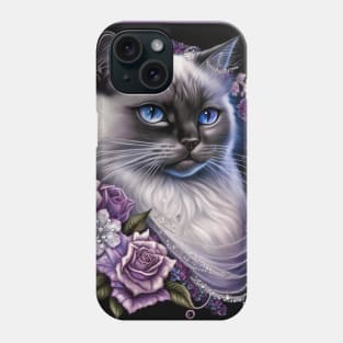 Sparkling Ragdoll Cat Phone Case