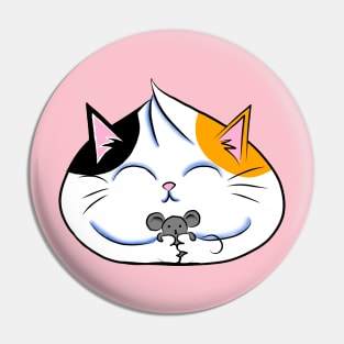 Cat & Mouse Dumpling Pin