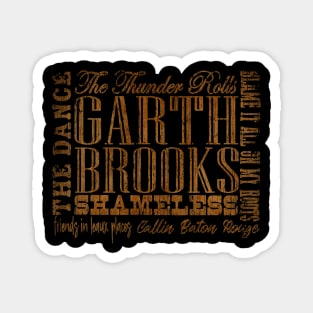 Garth Brooks Old Limitied art Magnet