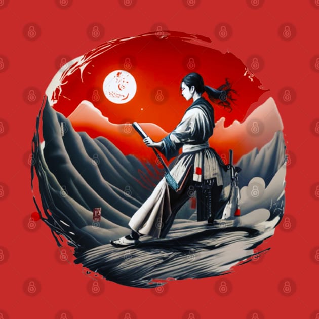 Samurai woman by Scar