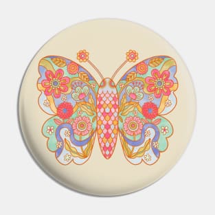 Groovy Hippie Butterfly Pin