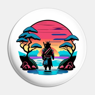 Sunset Samurai Pin