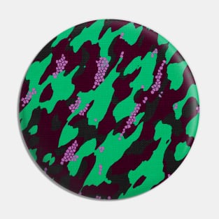 Camouflage - green Brown Pin