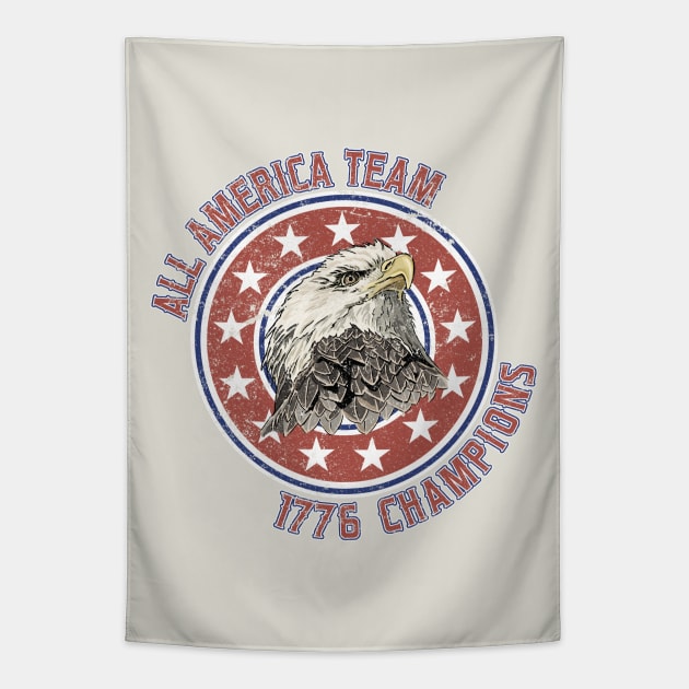 All America Team Tapestry by Atomic Blizzard