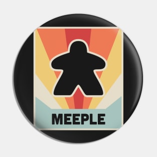 Vintage MEEPLE Boardgame Design Pin