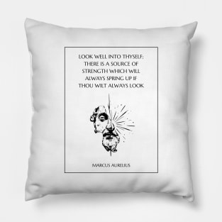 Marcus Aurelius Stoicism Pillow