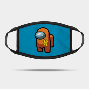 Among Us Character Orange Masks Teepublic