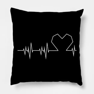 Love my nurse ekg Pillow