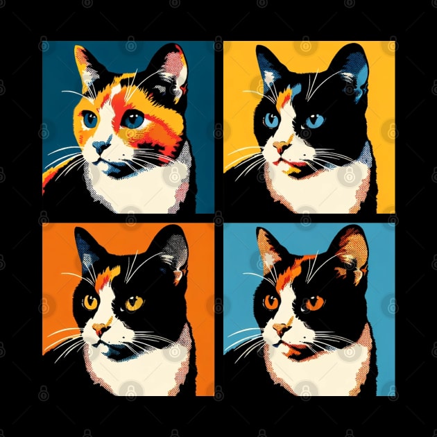 Cat Calico Pop Art - Cat Lovers by PawPopArt