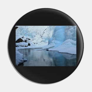 Icy Blue Reflections Pin