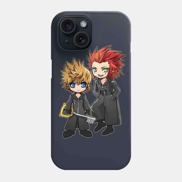 Roxas and Axel - Kingdom Hearts Phone Case by Studio Marimo