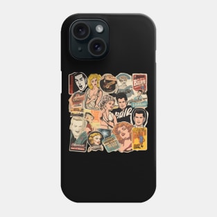 1960 Retro Rock’n’Roll Collection Great Gifts For 60’s Lifestyle and Music Lovers Phone Case