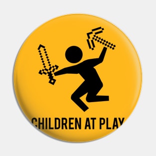 Children At Play in Minecraft Pin