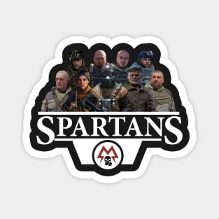 Metro Exodus Spartans (white) Magnet