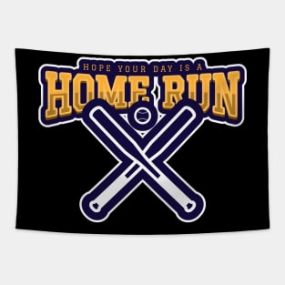 Baseball Lover Home Run Tapestry