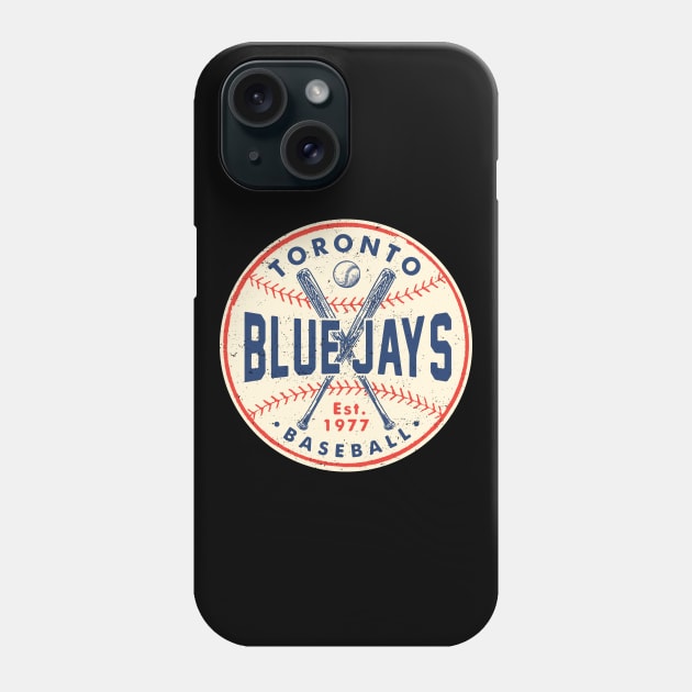 Vintage Toronto Blue Jays 2 by Buck Tee Phone Case by Buck Tee