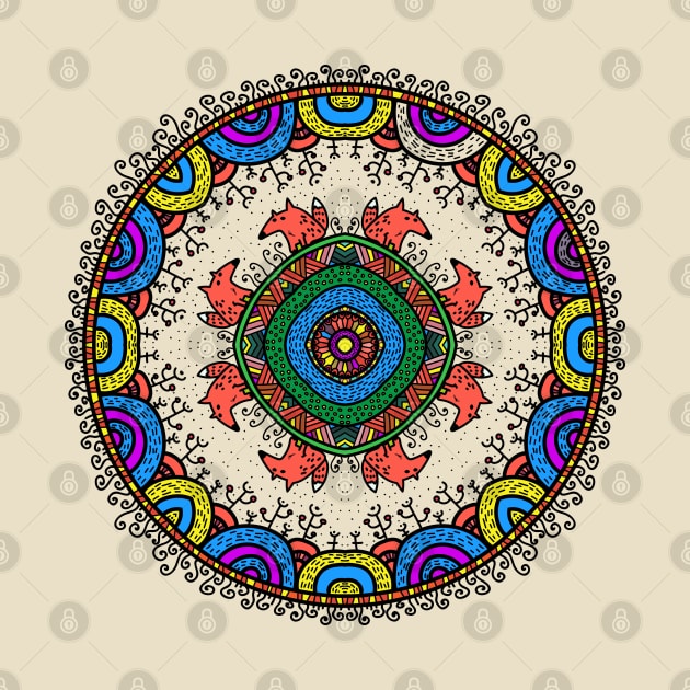 Mandala childish by Mako Design 