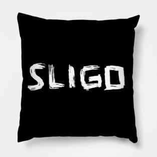 Sligo, Ireland in Handwriting Pillow