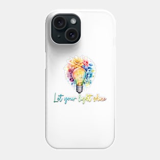 Let your light shine Autism Awareness Gift for Birthday, Mother's Day, Thanksgiving, Christmas Phone Case