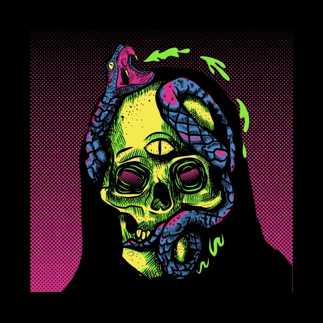 Señor Culebra Skull by TOKEBI