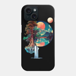 Redwood Tree by the Lake Phone Case