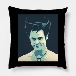 Jim Carrey Devil Hairs Pillow