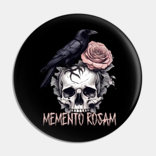 Raven's Embrace - Remember the Rose Pin
