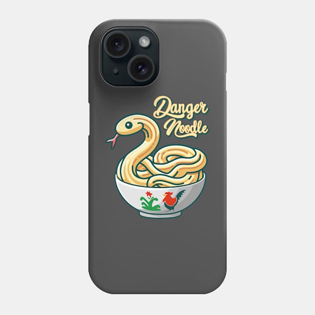 Danger Noodle in a bowl Phone Case by don_kuma