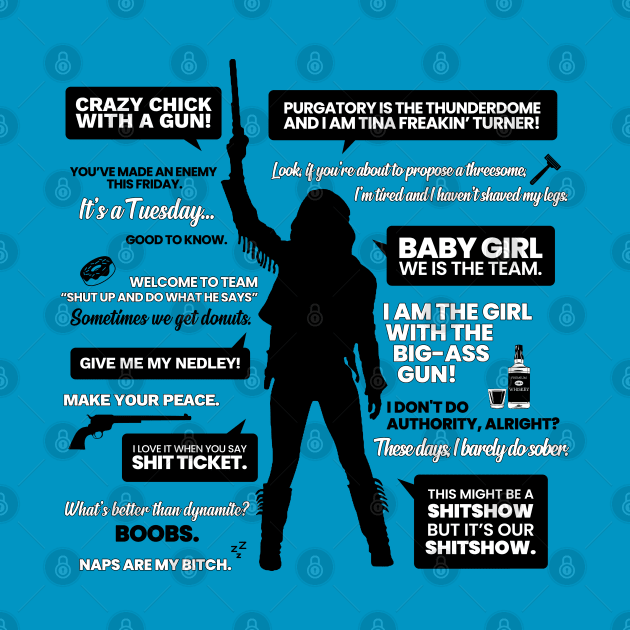 Wynonna Earp Silhouette Quotes by viking_elf