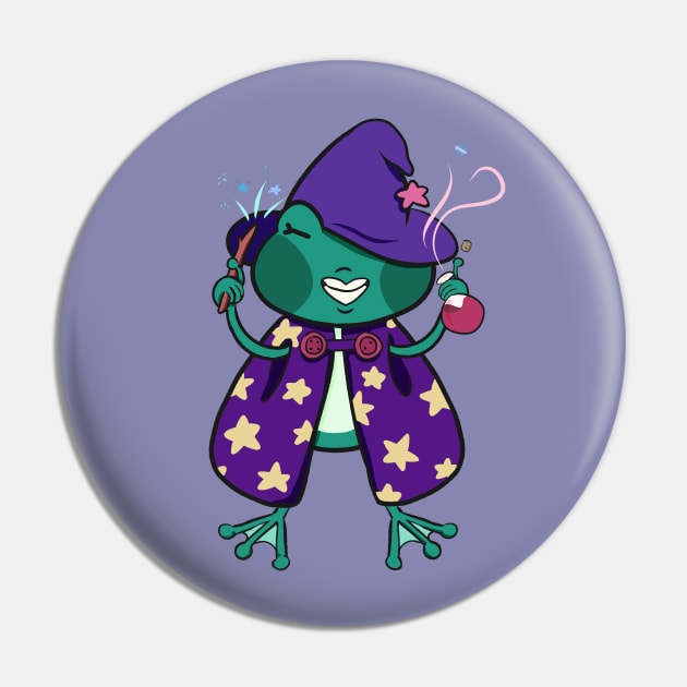 Frog Witch Pin by daynamayday