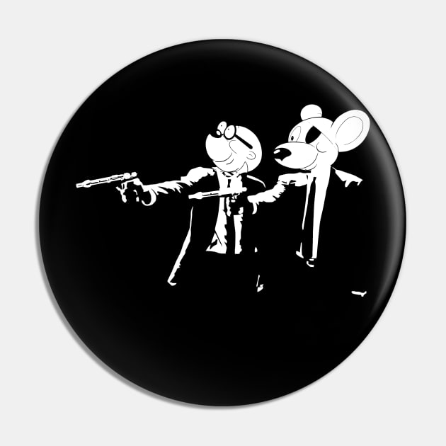 Danger Mouse And Penfold Pulp Fiction Pin by Nova5