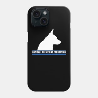 K9 White Outline 2 Phone Case