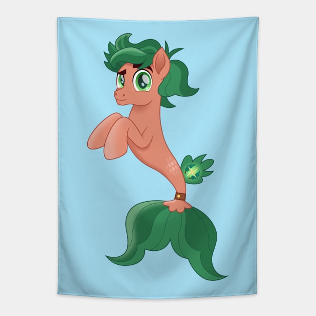 Timber Spruce seapony Tapestry by CloudyGlow