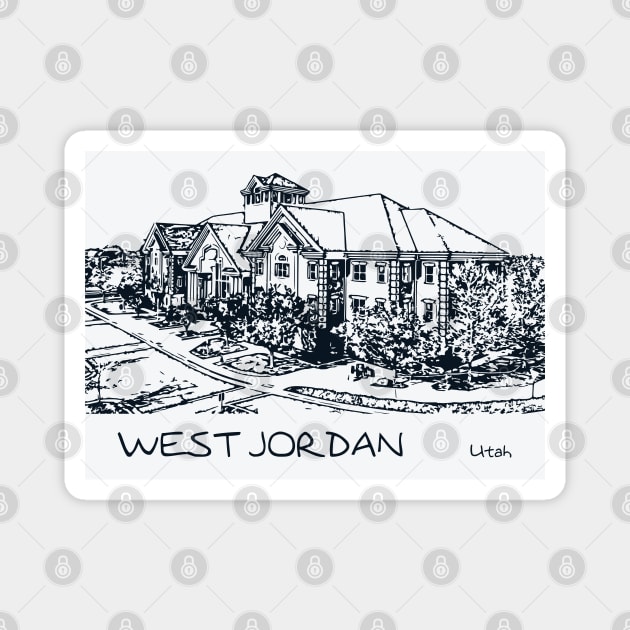 West Jordan - Utah Magnet by Lakeric