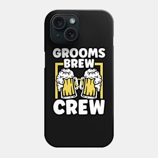 Grooms Brew Crew Phone Case