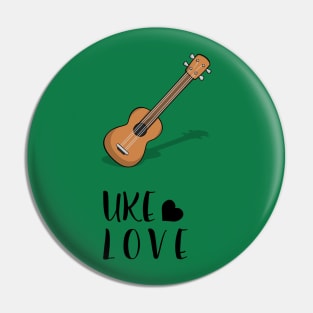 Mahalo and Aloha Hawaiian Acoustic Ukulele Uke Love Pin