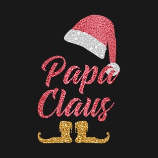 Funny Santa Papa Claus Merry Christmas Gifts for Men Women T-Shirt