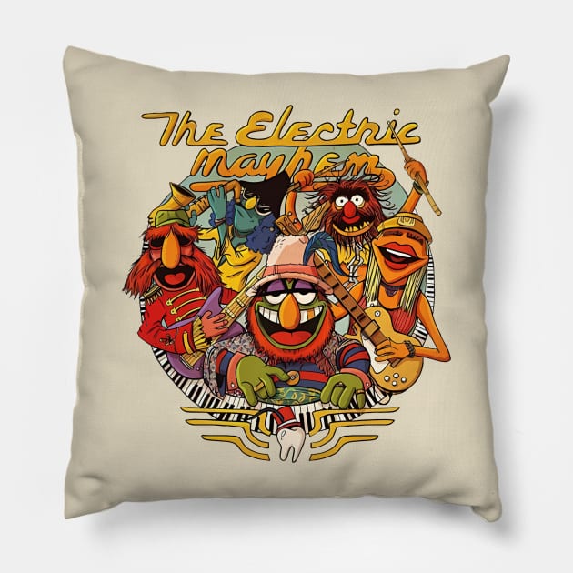 Mayhem Musician Pillow by Kneaded Designs