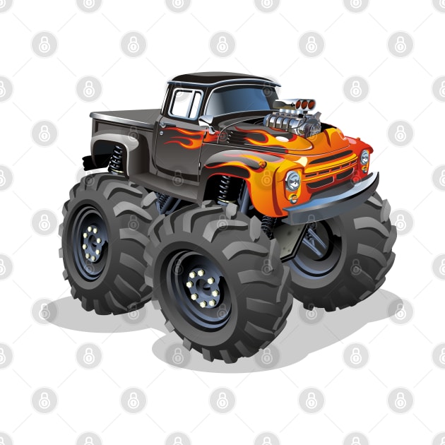 Cartoon Monster Truck by Mechanik