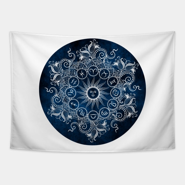 Zodiac - Ice Tapestry by aleibanez