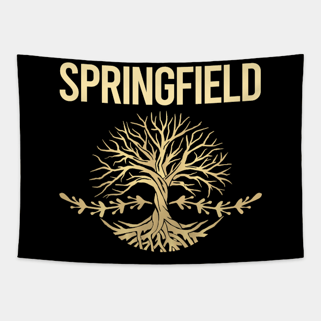 Nature Tree Of Life Springfield Tapestry by flaskoverhand